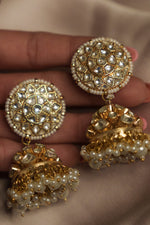 Load image into Gallery viewer, Vatsa Jhumka Earrings