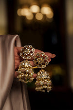 Load image into Gallery viewer, Krishi Jhumka Earrings