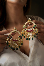 Load image into Gallery viewer, Shiksha ChandBali Earring
